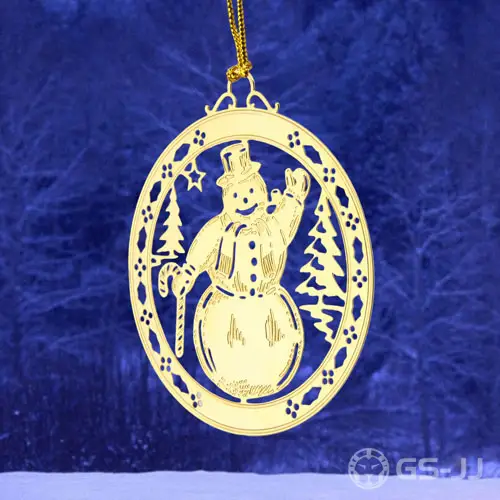 Snowman Etched Ornaments Snowman Etched Ornaments