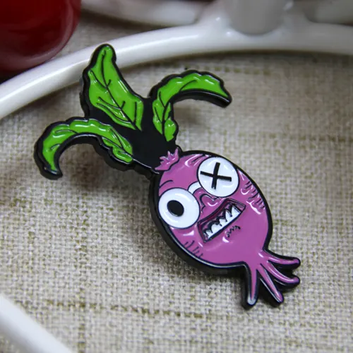 Custom Enamel Pins for Radish