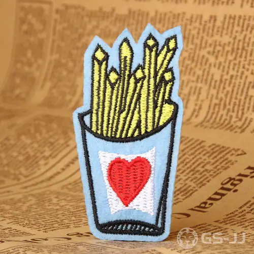 French Fries Embroidered Patches French Fries Embroidered Patches