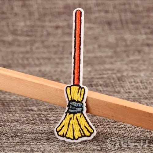 Broom Embroidered Patches Broom Embroidered Patches