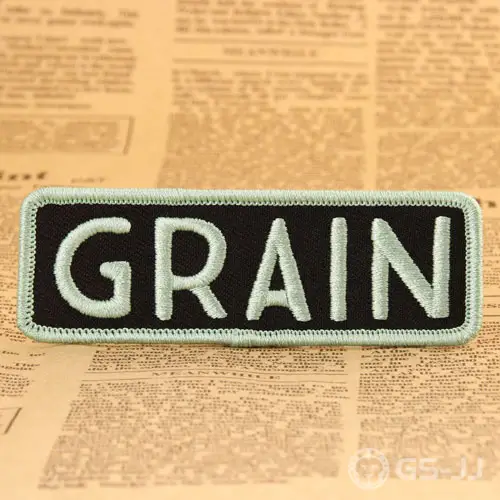 GRAIN Embroidered Patches GRAIN Embroidered Patches