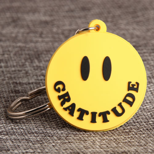 Gratitude PVC Keychain