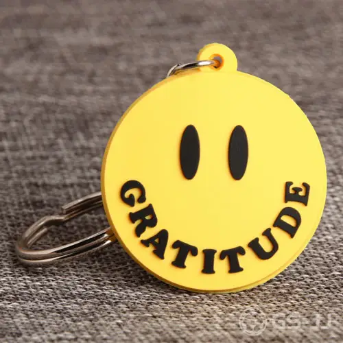 Gratitude PVC Keychain Gratitude PVC Keychain
