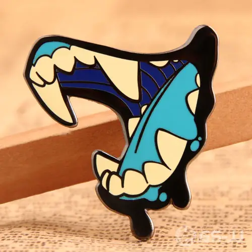 Sharp Teeth Custom Lapel Pins Sharp Teeth Custom Lapel Pins