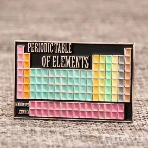 Periodic Table Lapel Pins Periodic Table Lapel Pins