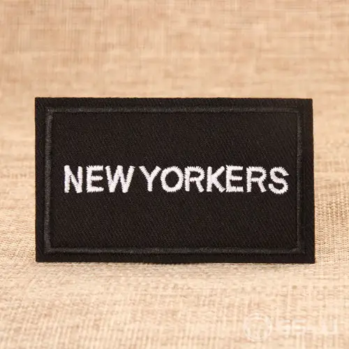 New Yorkers Embroidered Patches New Yorkers Embroidered Patches