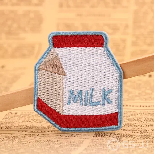 Milk Embroidered Patches Milk Embroidered Patches