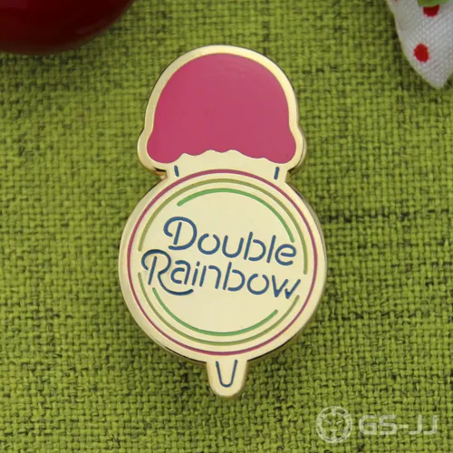 Double Rainbow Custom Lapel Pins Double Rainbow Custom Lapel Pins