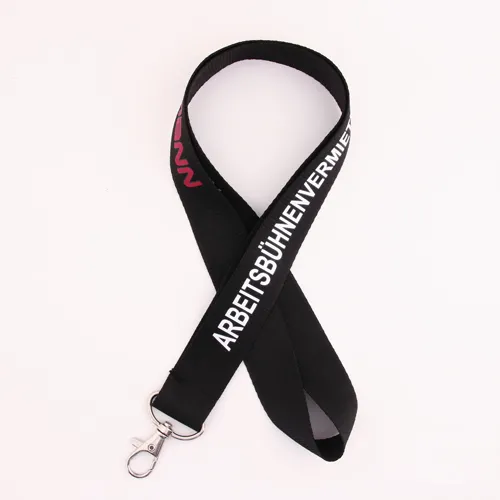 Polyester lanyards for Arbeitsbühnen-Vermietung
