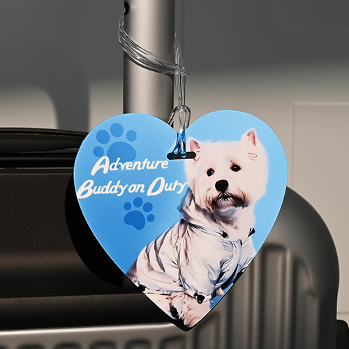 Adventure Buddy on Duty Custom Luggage Tag