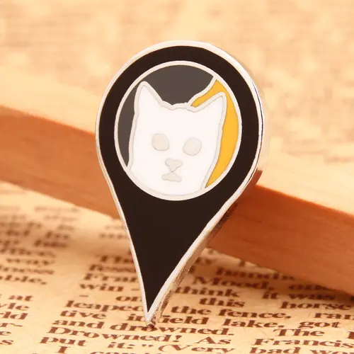 Mark with Cat Custom Pins Mark with Cat Custom Pins