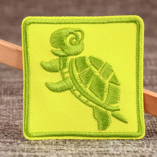 Green Turtle Custom Embroidered Patches Green Turtle Custom Embroidered Patches