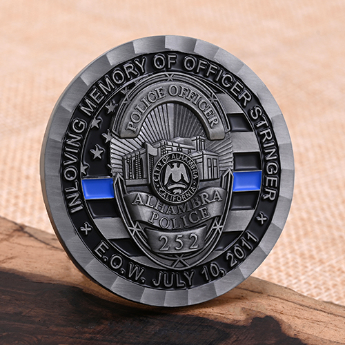 Alhambra Police Challenge Coins