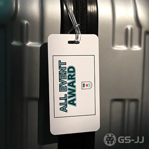 ALL EVENT AWARD Rectangular Custom Plastic Luggage Tags with Logo ALL EVENT AWARD Rectangular Custom Plastic Luggage Tags with Logo