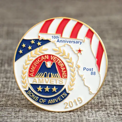 American Veterans Custom Lapel Pins American Veterans Custom Lapel Pins