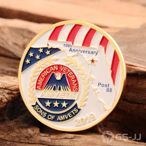 AMVETS Veterans Challenge Coins AMVETS Veterans Challenge Coins