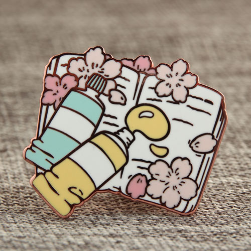 Art Book Lapel Pins