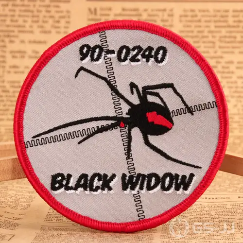 Black Widow Custom Velcro Patches No Minimum Black Widow Custom Velcro Patches No Minimum