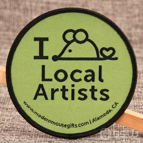 Mouse Custom Woven Patches Mouse Custom Woven Patches