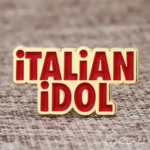 Italian idol lapel pins Italian idol lapel pins
