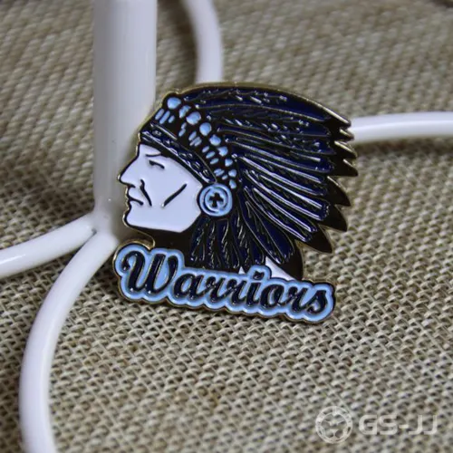 Soft enamel for Indian warriors pins Soft enamel for Indian warriors pins