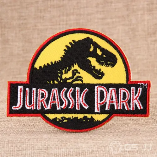 Jurassic Park Bestickte Aufnäher Jurassic Park Bestickte Aufnäher