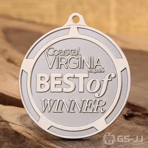 Coastal Virginia Magazine Award Medals Coastal Virginia Magazine Award Medals