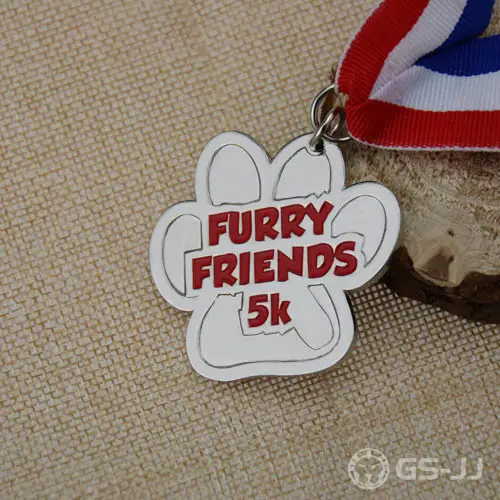 Furry Friends 5k Custom medals Furry Friends 5k Custom medals