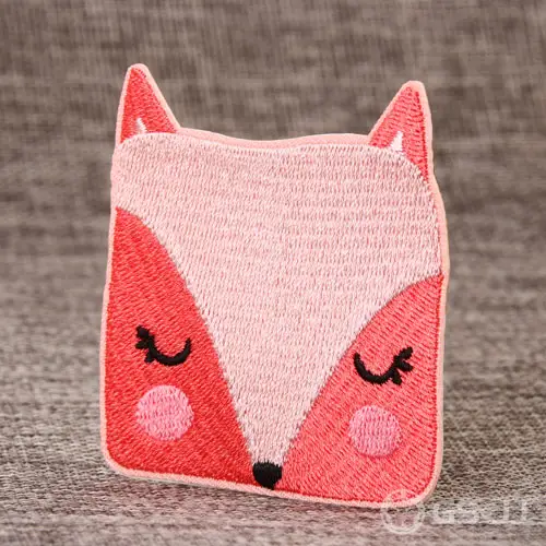 Square-faced Fox Embroidered Patches Square-faced Fox Embroidered Patches
