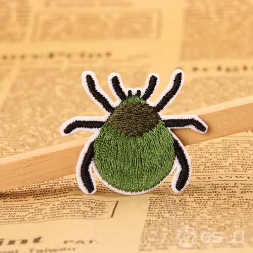 Green Insect Embroidered Patches Green Insect Embroidered Patches