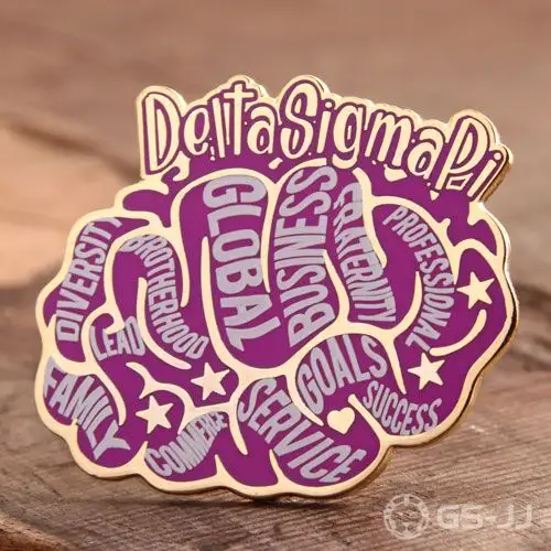 Custom Brain Enamel Pins Custom Brain Enamel Pins