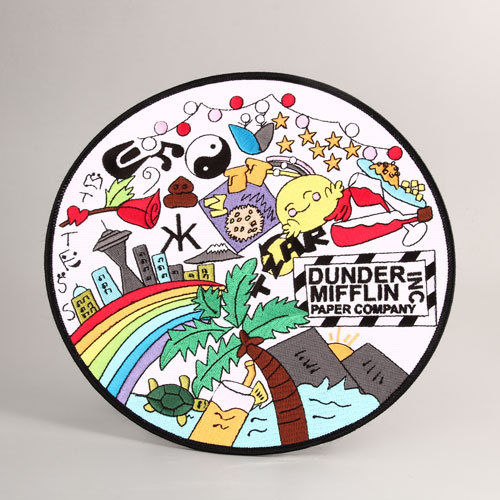 Big Round Embroidered Patches
