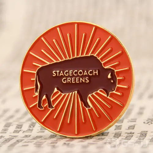 Stagecoach greens shirt pins Stagecoach greens shirt pins