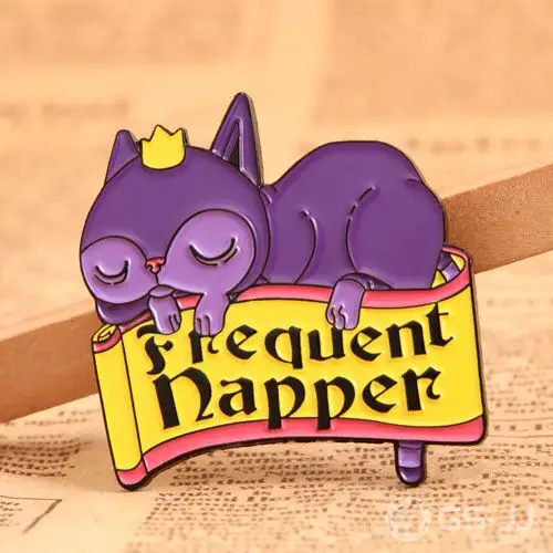 Frequent Napper Custom Pins Frequent Napper Custom Pins