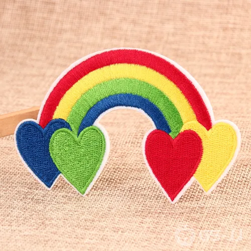 Love Rainbow Embroidered Patches Love Rainbow Embroidered Patches