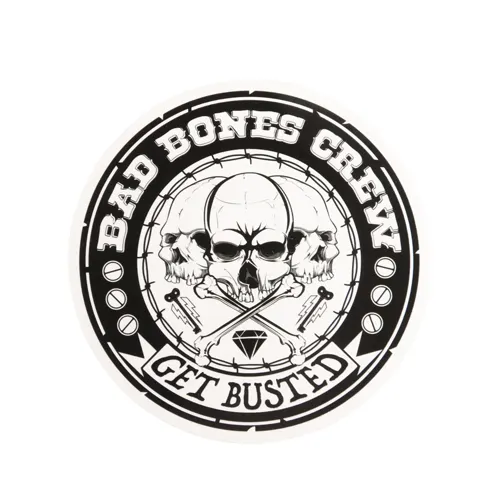 Bad Bones Crew Custom Stickers Bad Bones Crew Custom Stickers