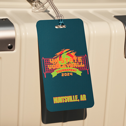 Baseball Event Rectangular Custom Team Bag Tags