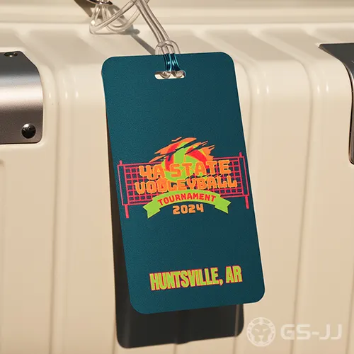 Baseball Event Rectangular Custom Team Bag Tags Baseball Event Rectangular Custom Team Bag Tags