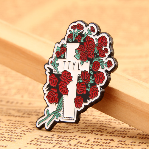 TTYL Flower Lapel Pins