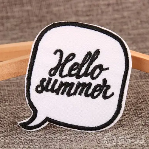 Hello Summer Embroidered Patches Hello Summer Embroidered Patches