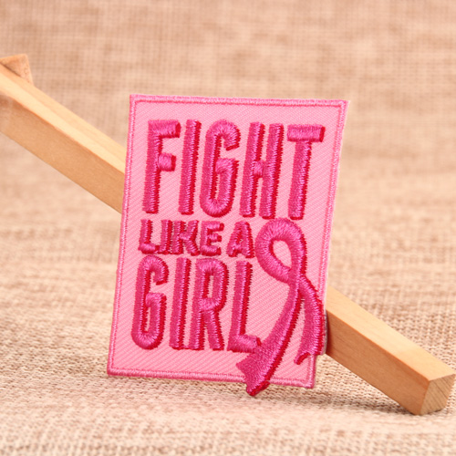 Fight Iron on Embroidered Patches