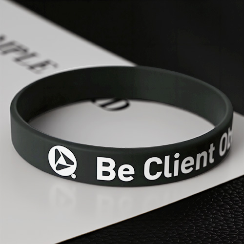 Be Client Obsessed Wristbands