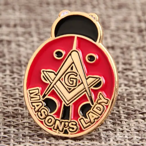 Custom Mason’s Lady Pins Custom Mason’s Lady Pins