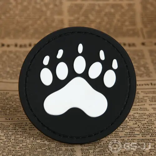 Bear's paw PVC Patches Bear's paw PVC Patches