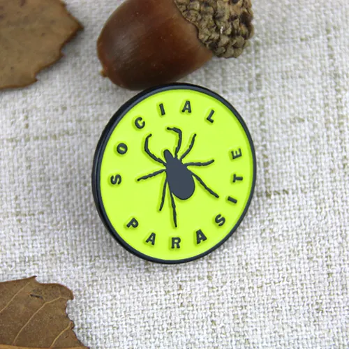 Soft Enamel Pins for Social Parasite Soft Enamel Pins for Social Parasite