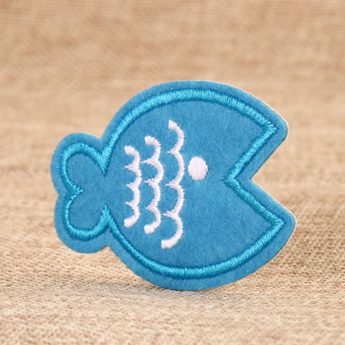 Fish Embroidered Patches Fish Embroidered Patches
