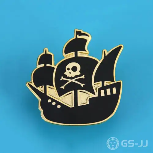 Pirate Ship Custom Hard Enamel Pins Pirate Ship Custom Hard Enamel Pins