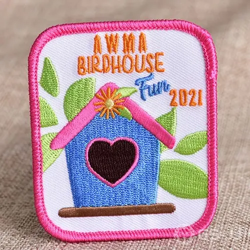 Birdhouse Embroidery Patches Birdhouse Embroidery Patches