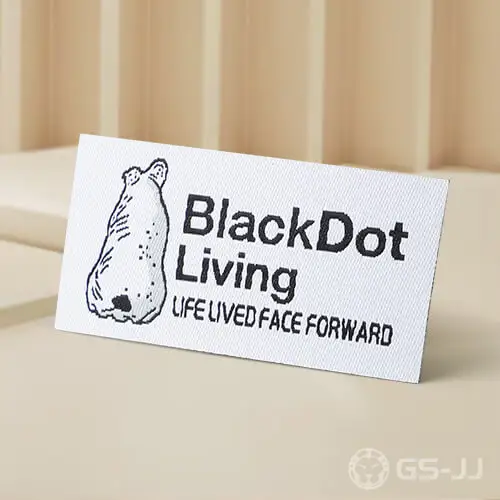 BlackDot Living Woven Custom Labels BlackDot Living Woven Custom Labels