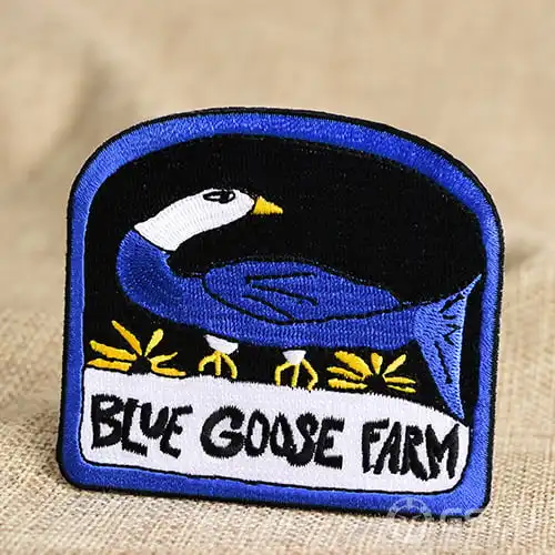 Blue Goose Embroidered Patches Blue Goose Embroidered Patches